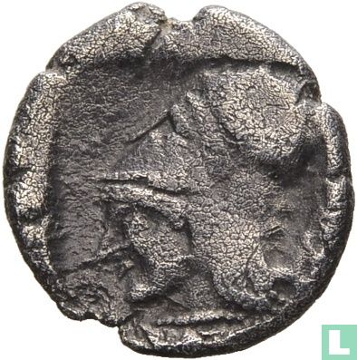 Mysia, Lampsakos  AR11 Diobool  500-450 BC - Image 1
