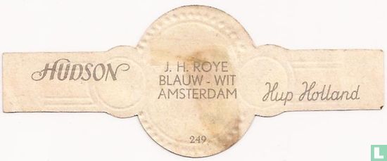 J.H. Roye-bleu blanc-Amsterdam - Image 2