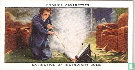 Extinction of Incendiary Bomb.