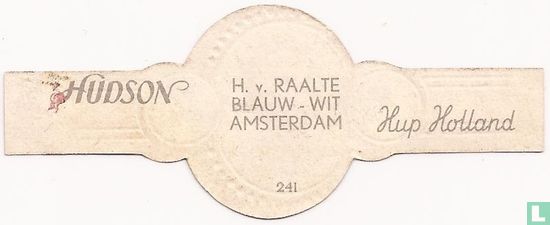 H. van Raalte - Blauw Wit - Amsterdam - Afbeelding 2