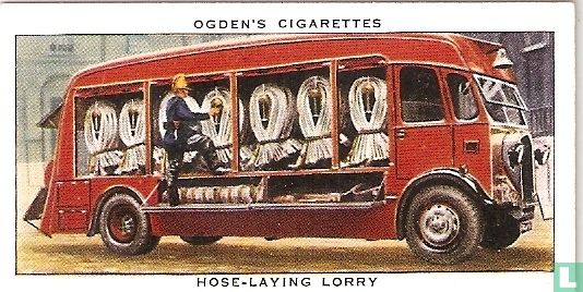 Hose-Laying Lorry.