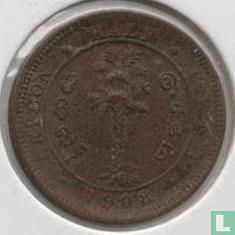 Ceylon ½ cent 1908 - Image 1