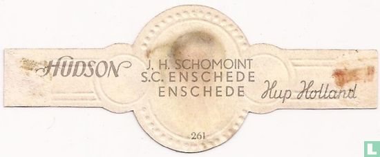 J.H. Schomoint - S.C. Enschede - Enschede - Afbeelding 2