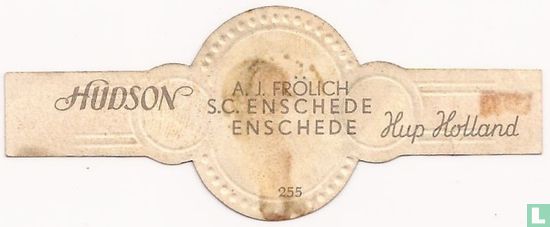 A.J. Frölich - S.C. Enschede - Enschede - Afbeelding 2