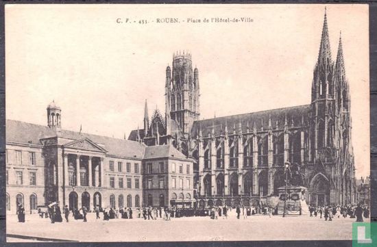 Rouen, Place de l'Hôtel de Ville