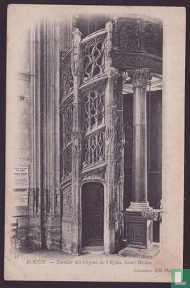 Rouen, Escalier des Orgues de l'Eglise Saint-Maclou