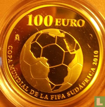Spanje 100 euro 2009 (PROOF) "2010 Football World Cup in South Africa" - Afbeelding 2