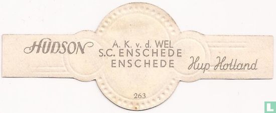 A.K. v.d. Wel - S.C. Enschede - Enschede - Afbeelding 2