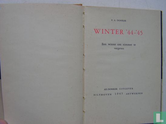 Winter '44 - '45. - Bild 3
