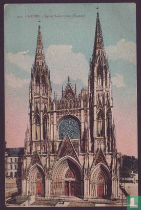 Rouen, Eglise Saint-Ouen (Facade)
