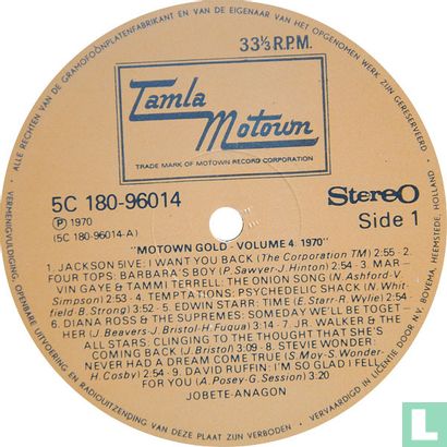 Motown Gold Volume 4: 1970  - Afbeelding 3