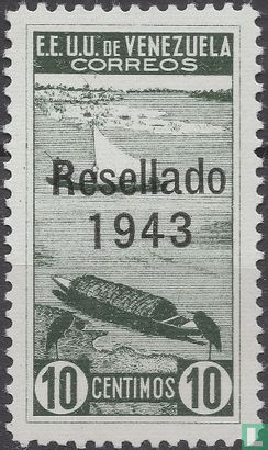 Zegels 1937 met opdruk
