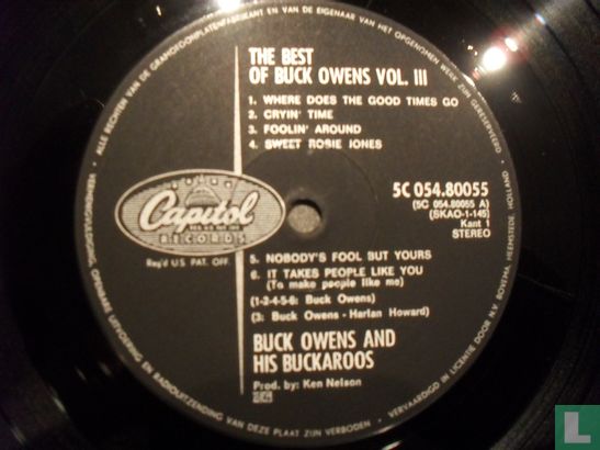 The Best of Buck Owens vol 3 - Image 3