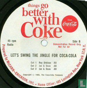 Let's Swing the Jingle for Coca-Cola - Afbeelding 3