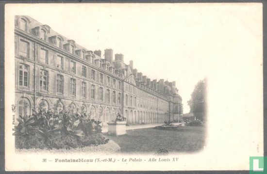 Fontainebleau, Le Palais - Aile Louis XV