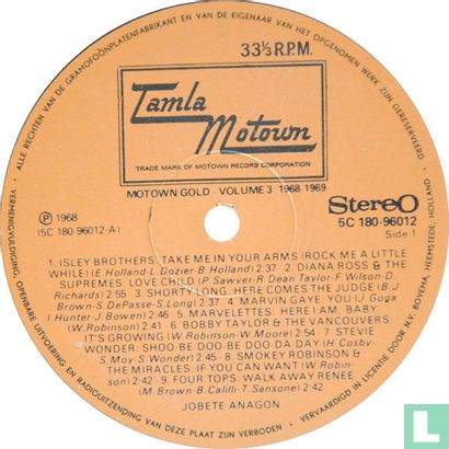 Motown Gold Volume 3: 1968-1969  - Image 3