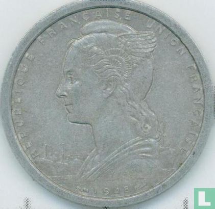 Madagascar 2 francs 1948 - Image 1