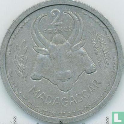 Madagascar 2 Franc 1948 - Bild 2