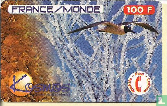 Prépayée KOSMOS - FRANCE/MONDE - 100 F - Image 1