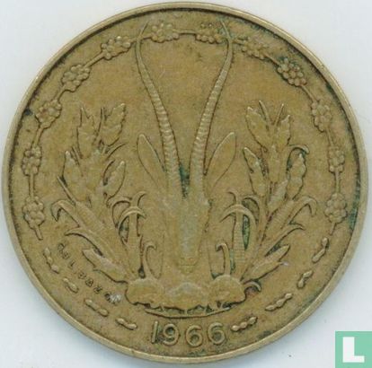 Westafrikanische Staaten 10 Franc 1966 - Bild 1