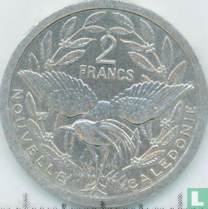New Caledonia 2 francs 1990 - Image 2