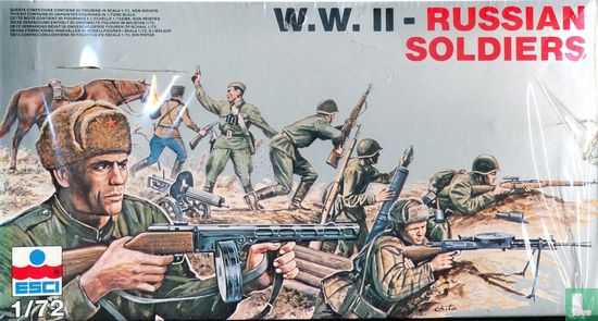 WWII Russische Soldaten - Afbeelding 1
