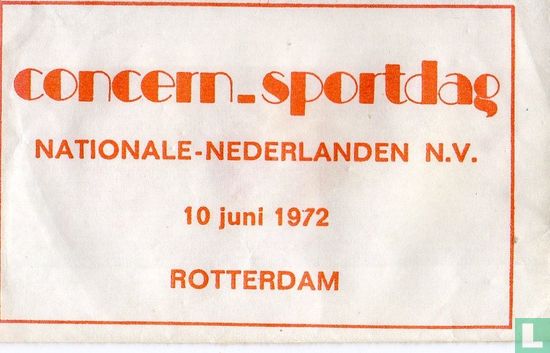 Concern-Sportdag Nationale Nederlanden N.V. - Image 1