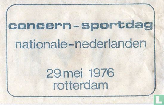 Concern Sportdag Nationale Nederlanden - Bild 1