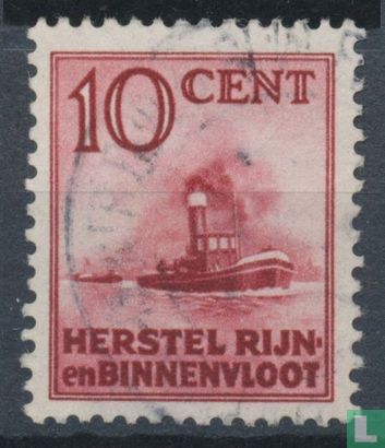 Herstel Rijn- en Binnenvloot (1941) - 02 - 10ct