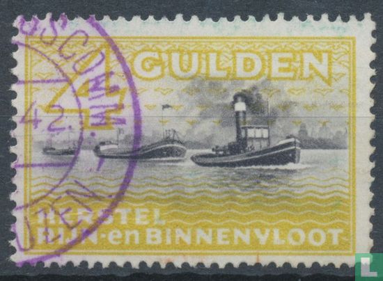 Herstel Rijn- en Binnenvloot (1941) - 10 - 4 gulden