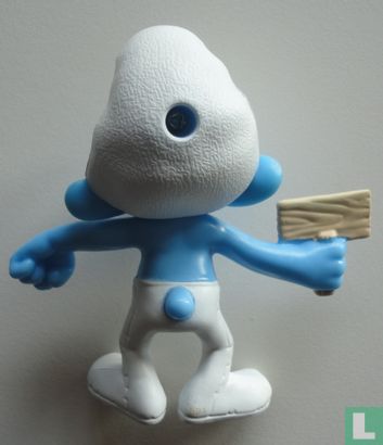 Grumble Smurf with small plate "smile" - Image 2
