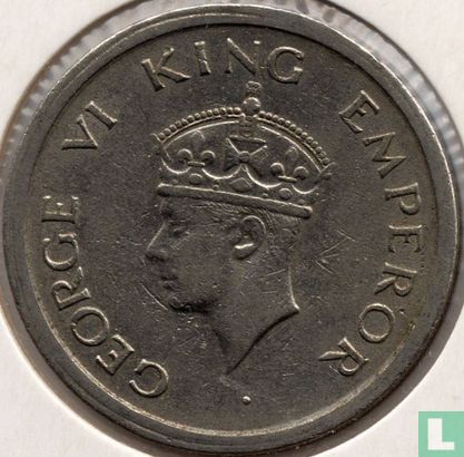 British India 1 rupee 1947 (Bombay) - Image 2