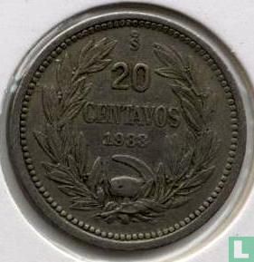 Chili 20 centavos 1933 (type 2) - Afbeelding 1