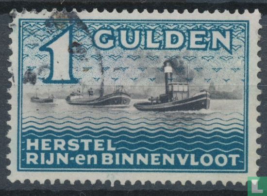 Herstel Rijn- en Binnenvloot (1941) - 07 - 1 gulden