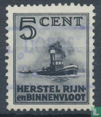 Herstel Rijn- en Binnenvloot (1941) - 01 - 5ct