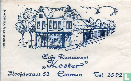 Café Restaurant "Koster"  - Afbeelding 1