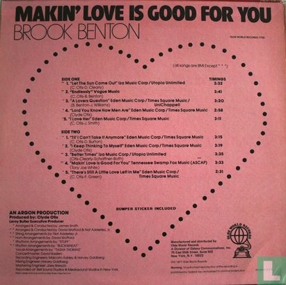 Makin' Love Is Good For You - Image 2