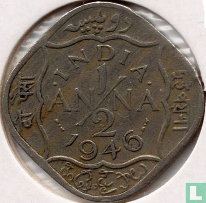 Brits-Indië ½ anna 1946 (Bombay) - Afbeelding 1