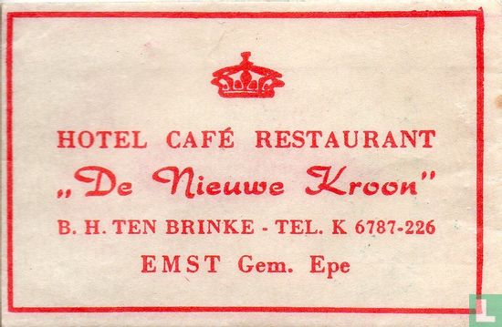 Hotel Café Restaurant "De Nieuwe Kroon" - Afbeelding 1