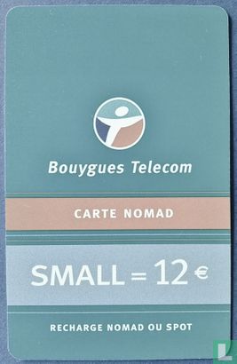 Recharge Bouygues Telecom - Carte Nomad - SMALL=12€  - Afbeelding 1