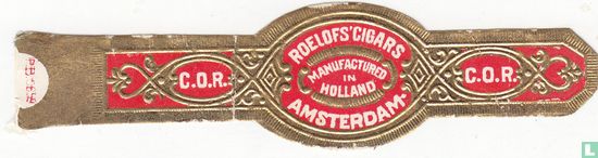 Roelofs' Cigars Manufactured in Holland Amsterdam - C.O.R. - C.O.R.   - Afbeelding 1