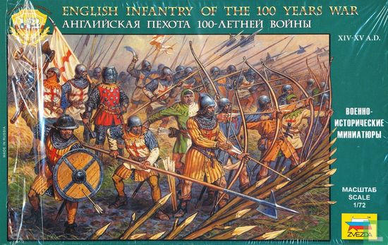 Engelse Infanterie van de 100 jarige oorlog XIV-XV A.D. - Afbeelding 1