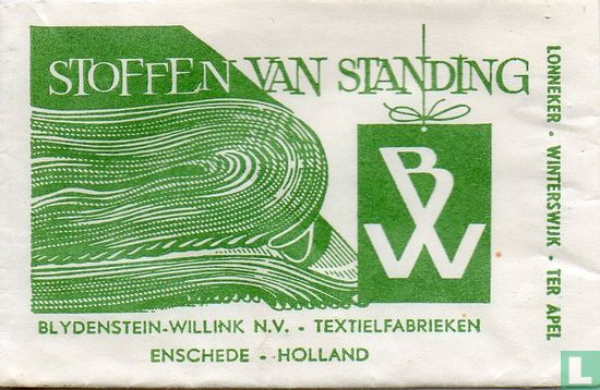 Blydensteyn Willink N.V. - Stoffen van Standing - Afbeelding 1
