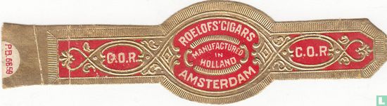 Roelofs' Cigars Manufactured in Holland Amsterdam - C.O.R. - C.O.R.  - Afbeelding 1