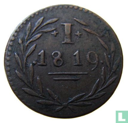 Francfort sur le Main 1 pfennig 1819 - Image 1