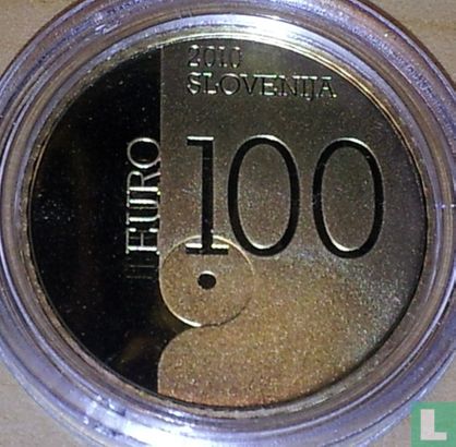 Slovénie 100 euro 2010 (BE) "World Book Capital - Ljubljana" - Image 1