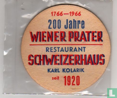200 Jahre Wiener Prater - Restaurant Schweizerhaus / Budweiser Budvar Export-Bier - Image 2