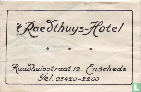 't Raedthuys Hotel - Afbeelding 1