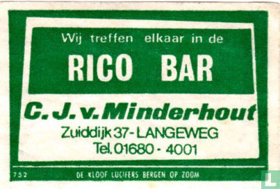 Rico Bar - C.J. v. Minderhout