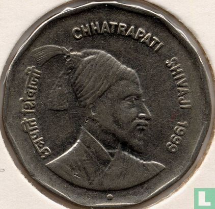 Inde 2 roupies 1999 (Noida) «: Chattrapati Shivaji » - Image 1